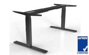 PROFESSIONAL ELECTRIC STANDING DESK - FRAME ONLY - 2 MOTOR (AFRDI CERTIFIED)